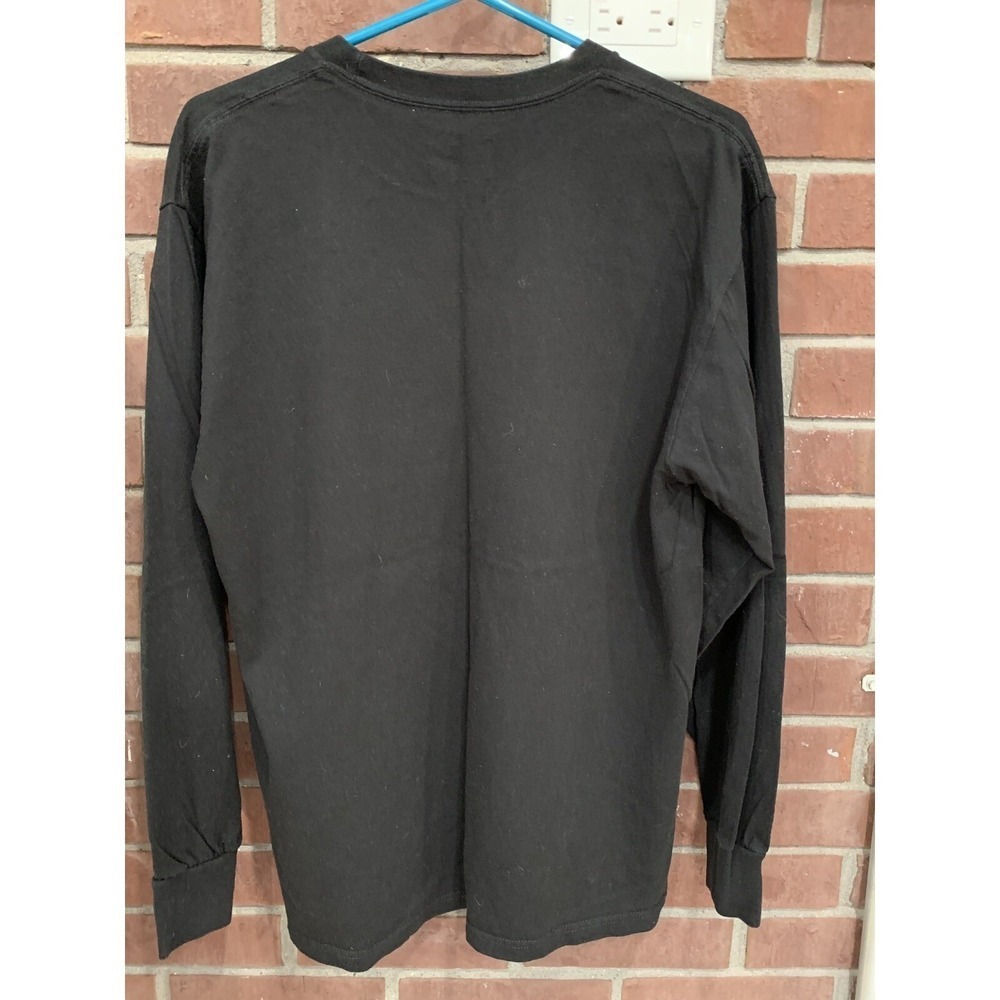 Majestic Miami Marlins Baseball Black Long Sleeve Shirt Size Large - Picture 4 of 11